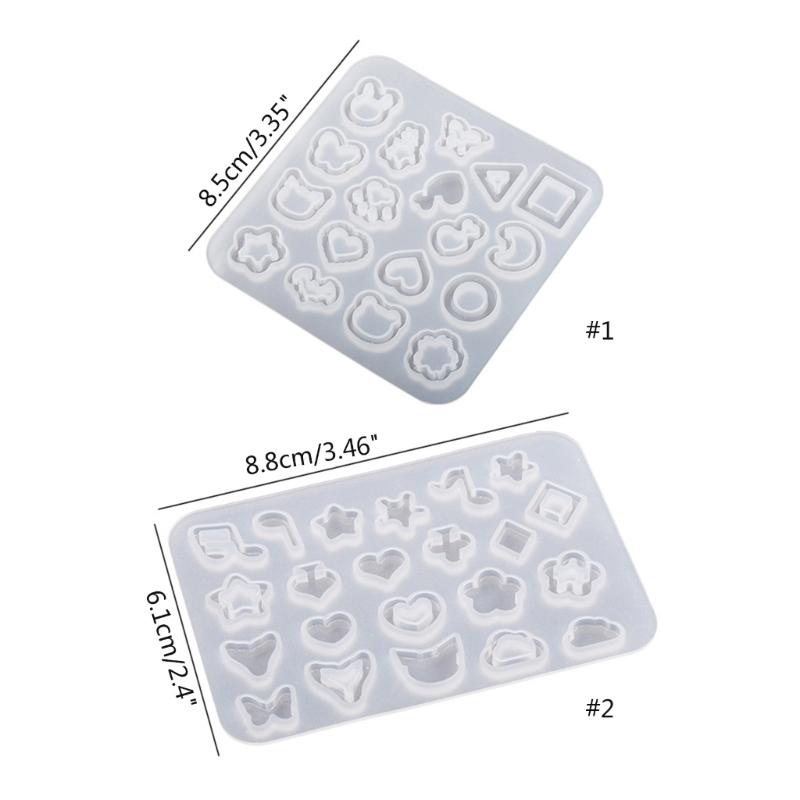 Resin Shaker Fillings Mold,Silicone Note Mold Epoxy Resin Mold Filler Quicksand Casting Filling Mold for Jewelry Making