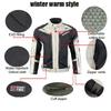 Men's Motorcycle Cycling Jackets Riding Suit Waterproof Winter Warm Split Type Back Protection Elastic Outdoor Storage Equipment