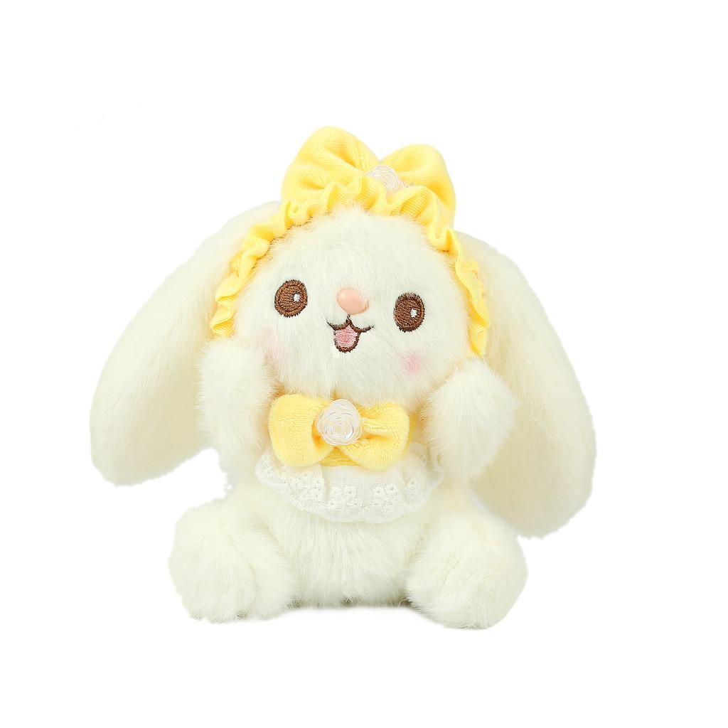 Plush Bunny Keychain With Pp Cotton Filling For Bag Decor And Gifts