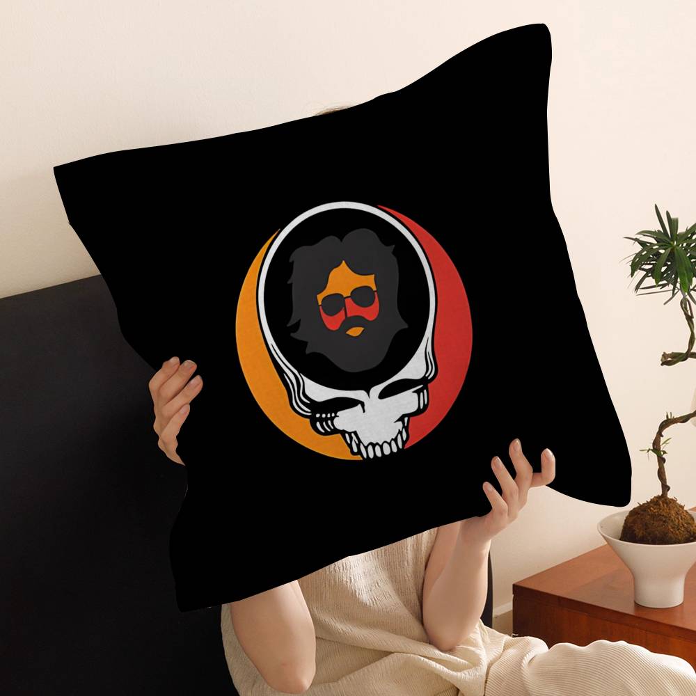 G-Grateful D-Dead Band Personalized Pillow Cover Kids Bedroom Wild Party Decor Pillowcase Kid Birthday Shower Gift