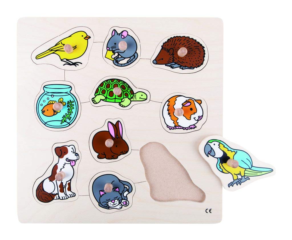 

Educo 10-Piece Peg Puzzle, Pet Friends, 523342