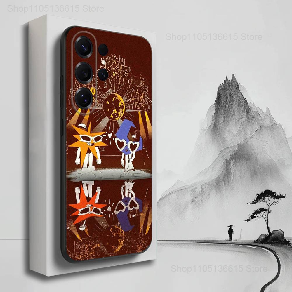 

Singer M-MORA ESTRELLA Cool Phone For Samsung S22,Ultra,S25,S24,S23,FE,Plus,S21,S20,Lite,S10,S9,Soft Silicone Black SamsungS24FE