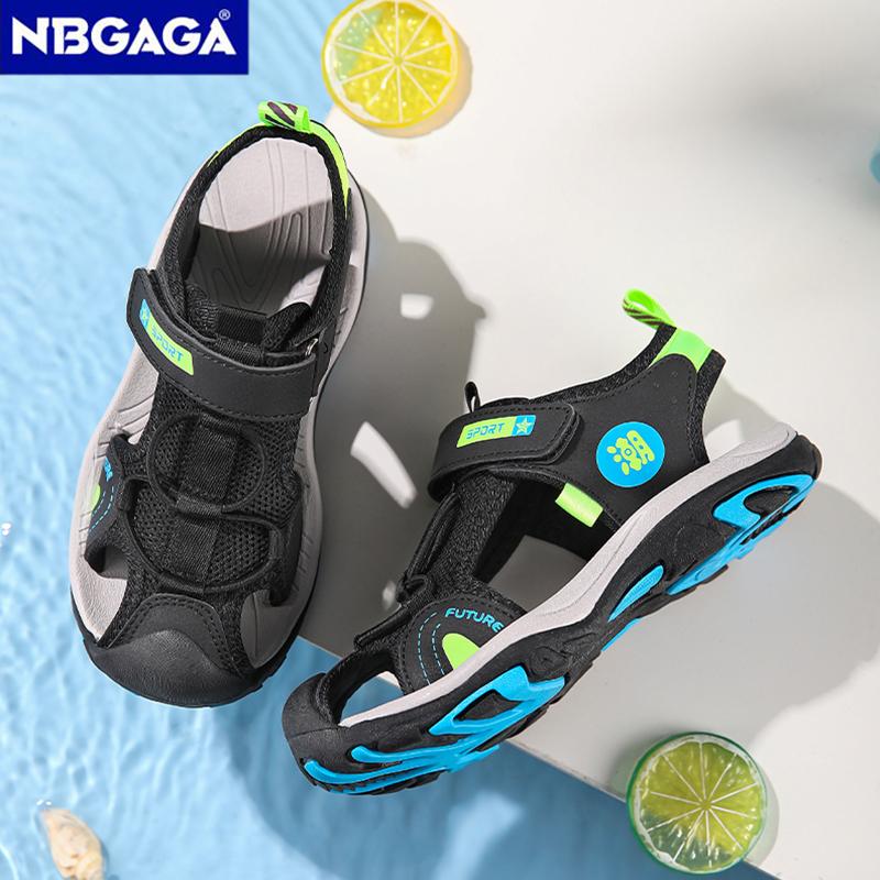 Summer Breathable Children's Sandals Fashion Beach Water Shoes Non Slip Outdoor Soft Bottom Sports Sandal Shading