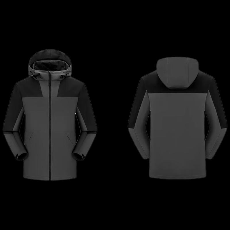 Qishuo Outdoor Casual Waterproof Windproof Business Jacket 3XL