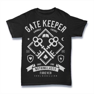 Gate Keeper T-Shirt Mens Womens Tees Top. 100% Cotton Premium Tee NEW