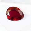 Natural Red Ruby Loose Gemstone Pear Shape 10.15 ct for Jewelry Making and Gem Collections