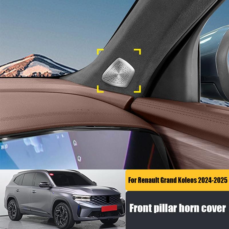 for Renault Grand Koleos 2024 Front A-pillar horn protection cover front pillar audio panel cover interior modification parts