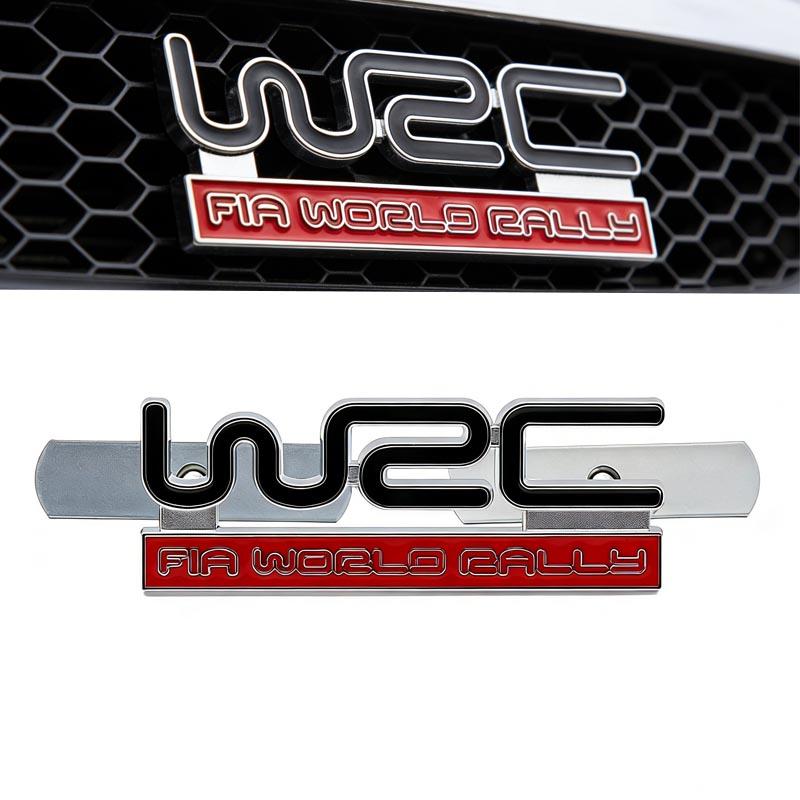 3D Metal WRC Car Decoration For Golf Polo Fit Civic Focus Grille Modification Accessories