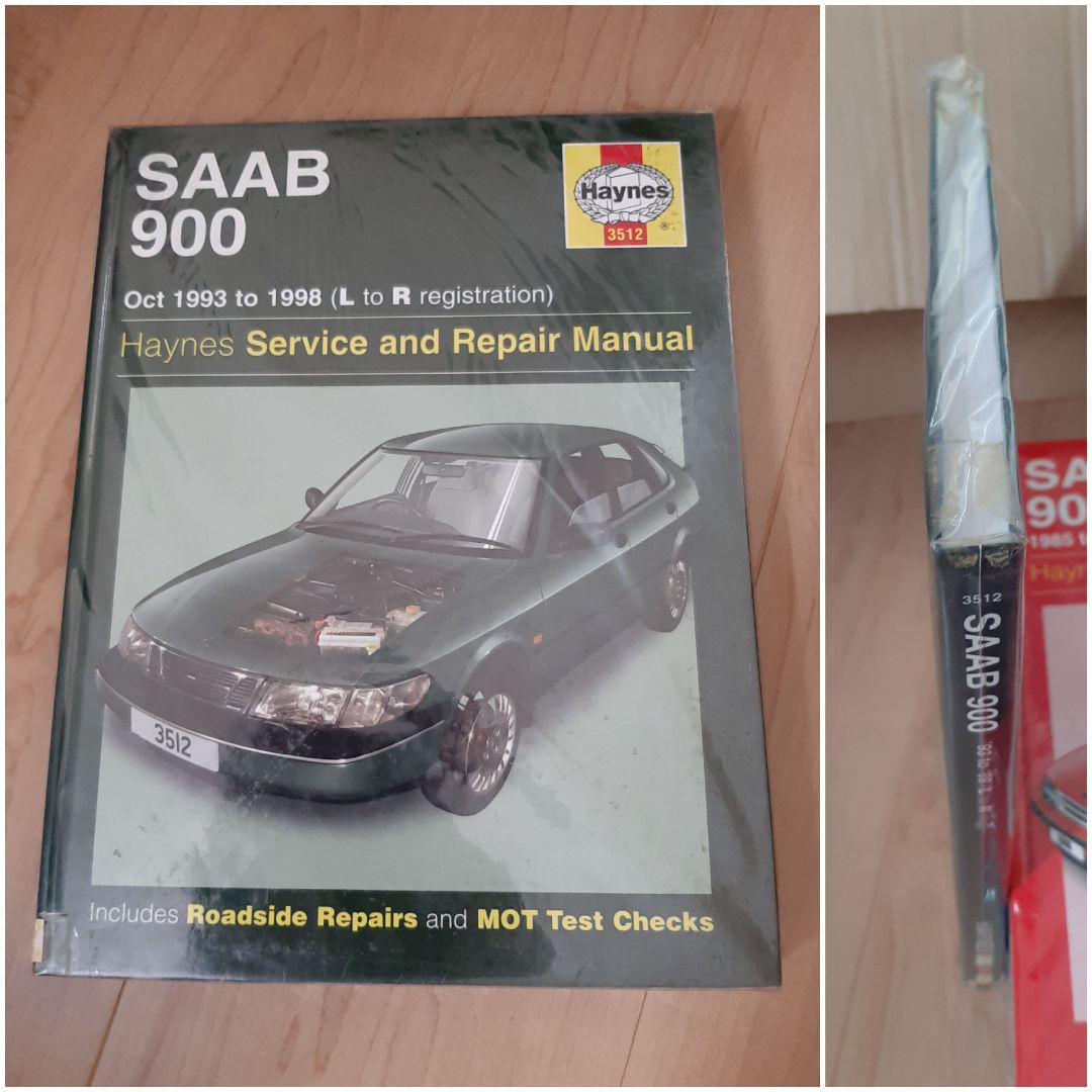 

[USED] New and used Haynes maintenance book, foreign language book, SAAB 900