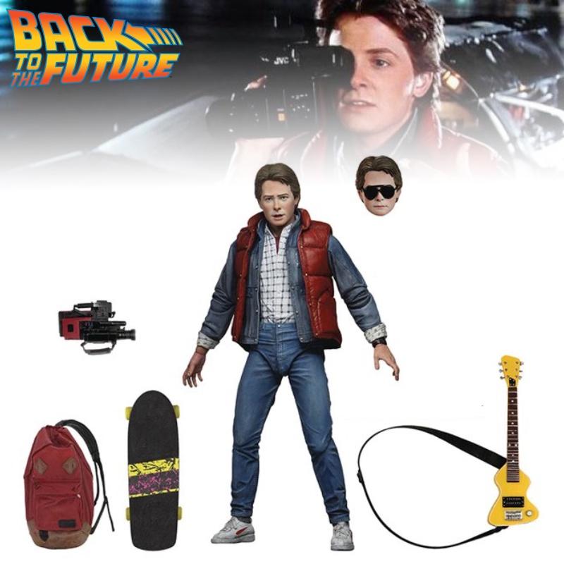 Giocattolo Action Figure Film Fantascienza Classico Ingrosso Collezionabili Anime Materiale PVC Ritorno al Futuro Bambola Martin Decorazione per la Casa