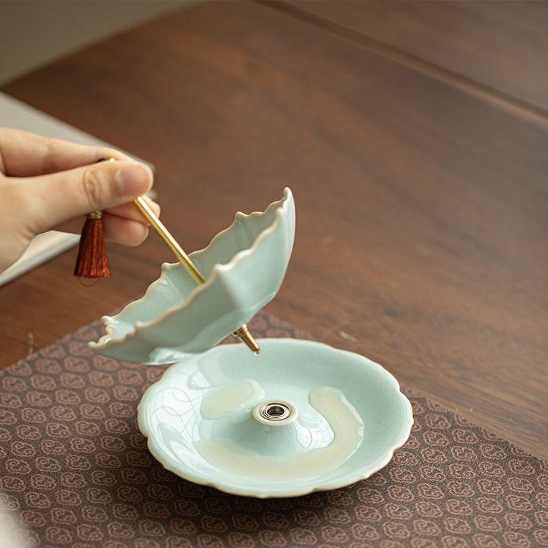 Tea Strainer Creative Handmade Rotating Umbrella Filter Tea Ceremony SetAnti Scalding Filter Small Ornament Tea Accessories Gift