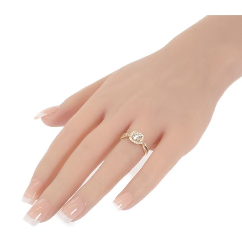 no brand  #12(JP Size) ring K18 yellow gold Women
