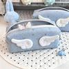 Large Capacity Pen Bag Angle Wings Pencil Pouch INS Style Stationery Pouch  Gift