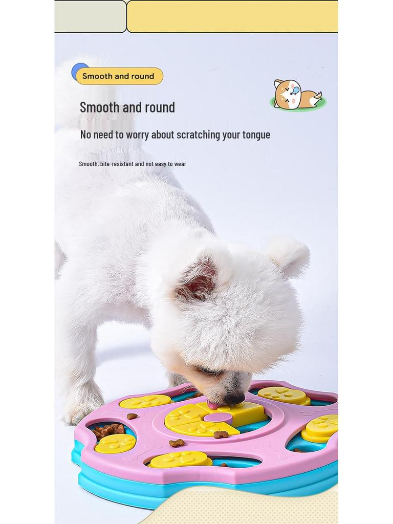 Pet Food Puzzle: Dog Sounding, Slow Feeder Bowl, Cat Treat, Boredom Relief Sniffing Toy