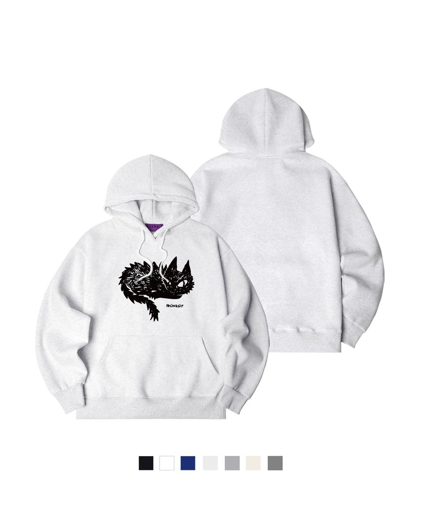 N/H Monster Cat Oversized Fleece-Lined Hoodie (Soh4-5Nh1302)