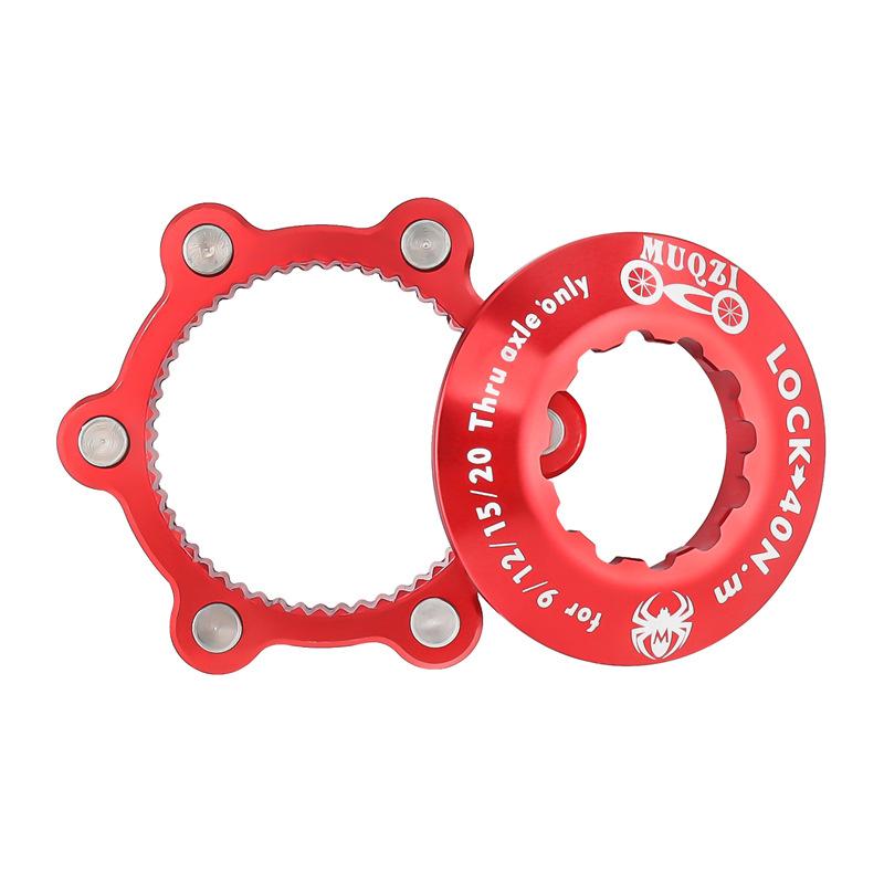 Набор адаптер замка ротора с центральным замком на 6 болтов для велосипеда, кольцо-заглушка замка ротора дискового тормоза шоссейного велосипеда для Shimano CN красный