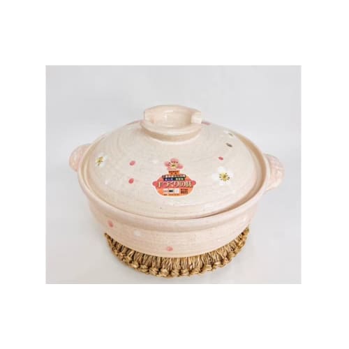 

Ume Chirashi (Plum Chirashi) Earthenware Pot, No. 8 (Serves 3-4 People), Banko Ware, Made in Japan [Togyo] 32-912