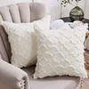 Pillow Home Pillow Cover Double-sided Cotton Linen Checkered Back Pillow Cushion Sofa Lumbar Pillow