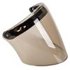 3-snap Open Face Helmet Bubble Visor for Sun Shade Protector for Motorcycle Ridi