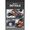 1/24 Scale Bugatti Atlantic Alloy Sports Model Car Diecasts Metal Toy Race Vehicles Simulation Sound Light Collectible Childrens Gifts