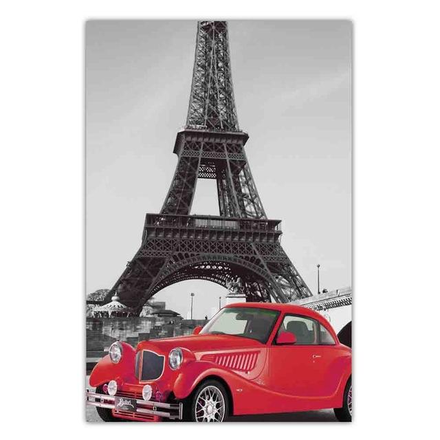 Nordic City Landscape Fashion Canvas Painting World Famous City Street View Poster Office Living Room Home Decoration Mural No Frame