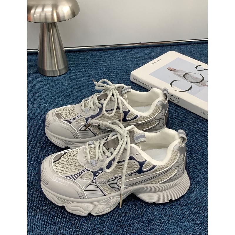New Products Are On Sale In Summer, New Thick-soled Heightening Mesh Versatile Sports Dad Shoes 3434