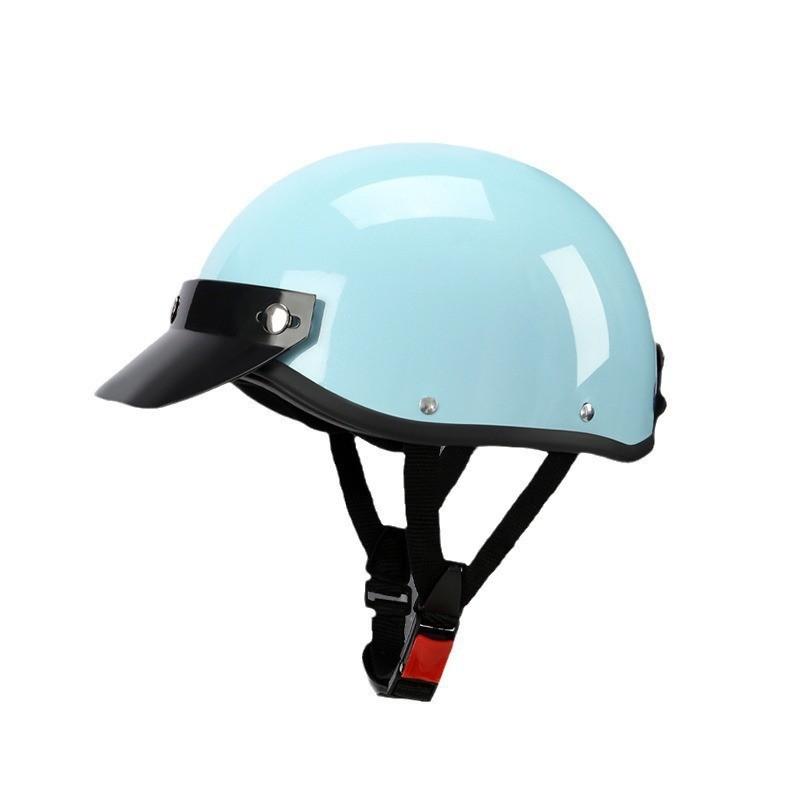 Vintage-Style Half Helmet Electric Scooter Motorcycle 3C Certified Unisex Use ABS Material