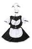 Clearstone GLOWHOLIC Cosplay Halloween Corset Maid, Women's, Size M, Black