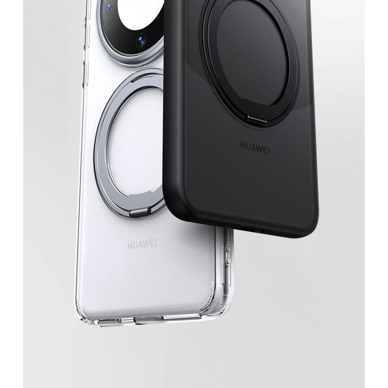 Transparent TPU Phone Case With Magnetic Kickstand Mate 70 Pro 60 Wireless Charging Compatible