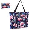 Strandtasche Damen Badetasche faltbar Duschtasche mit Reißverschluss wasserdicht leicht langlebig stilvoll