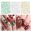 1/2Pcs Colorful Snowflake Nail Art Sticker Self-adhesive DIY