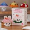 Mushroom Bear Cartoon Design Building Block Set For Kids Creative Building Toy