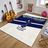 T-Tottenham Hotspur Design Area Rug Personalized Name- Non-Slip, Soft & Cozy Floor Mat for Living Room, Office - Indoor/Outdoor Carpet