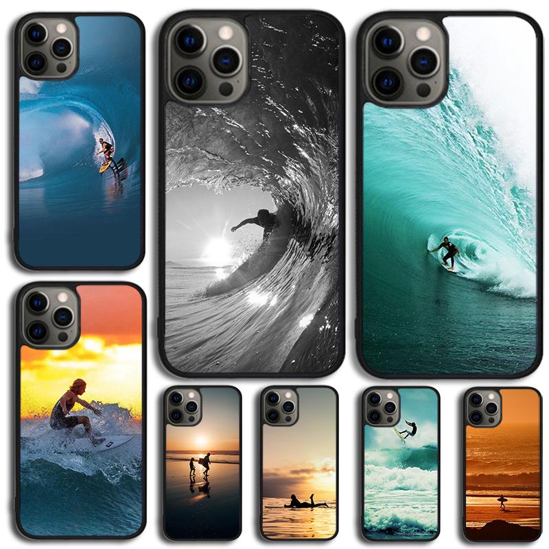 Extremsport Surfen Handyhülle Für iPhone 17 Air 15 16e 14 13 Pro Max Hülle 12 11 Pro Max PLUS cover