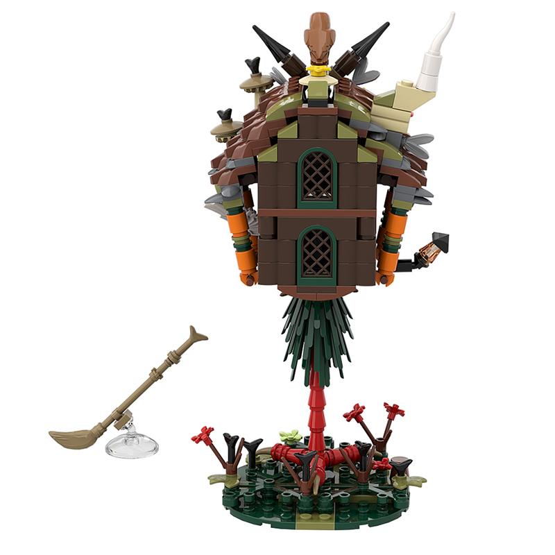 Moc Brickheadz Baba Yaga hut Grandma Yaga Movie Building Blocks