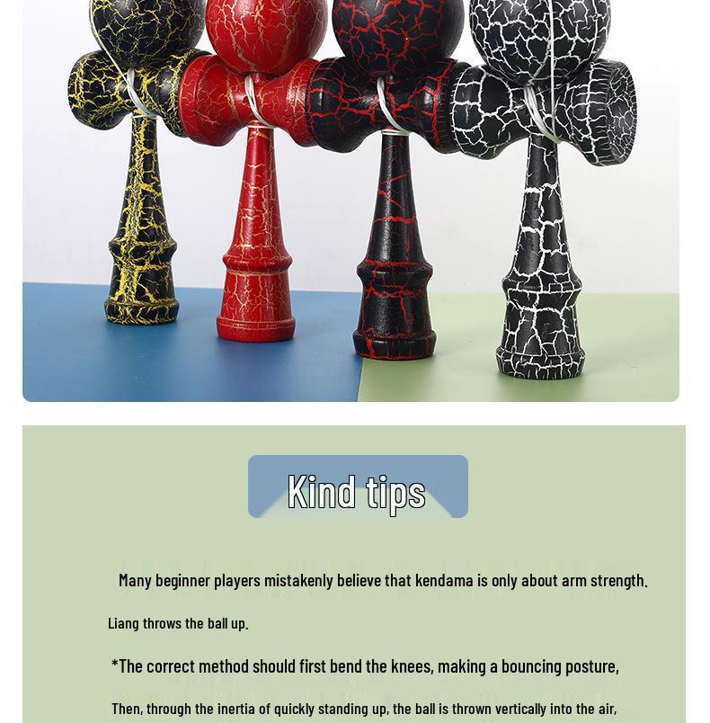 Skill Ball Wooden Kendama - Children's Educational Toy for Fitness and Leisure