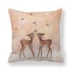 Peach Skin For Sofa Santa Claus Christmas Decor Tree Gift Pillow Pillowcase Cushion Cover Ornament