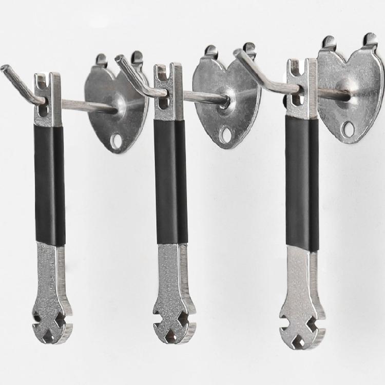 Portable Mountain Bike Spokes Wrench 3.3/3.4/3.5mm Spokes Nipples Remover Stainless Steels Bike Spokes Wrench Enduring