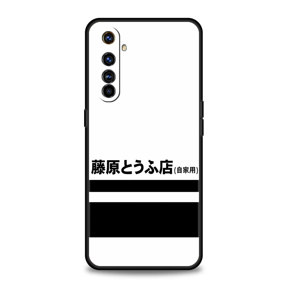 Initial D AE86 Phone Case for Realme 8 9 Pro Plus 8i 9i 6 7 GT2 C21 C25 C3 C11 11 Pro 5G Plus Shockproof Silicone Shell Capa Bag