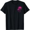Pink Pocket Palm Tree Cute Hawaiian Summer Vacation Gift T-Shirt