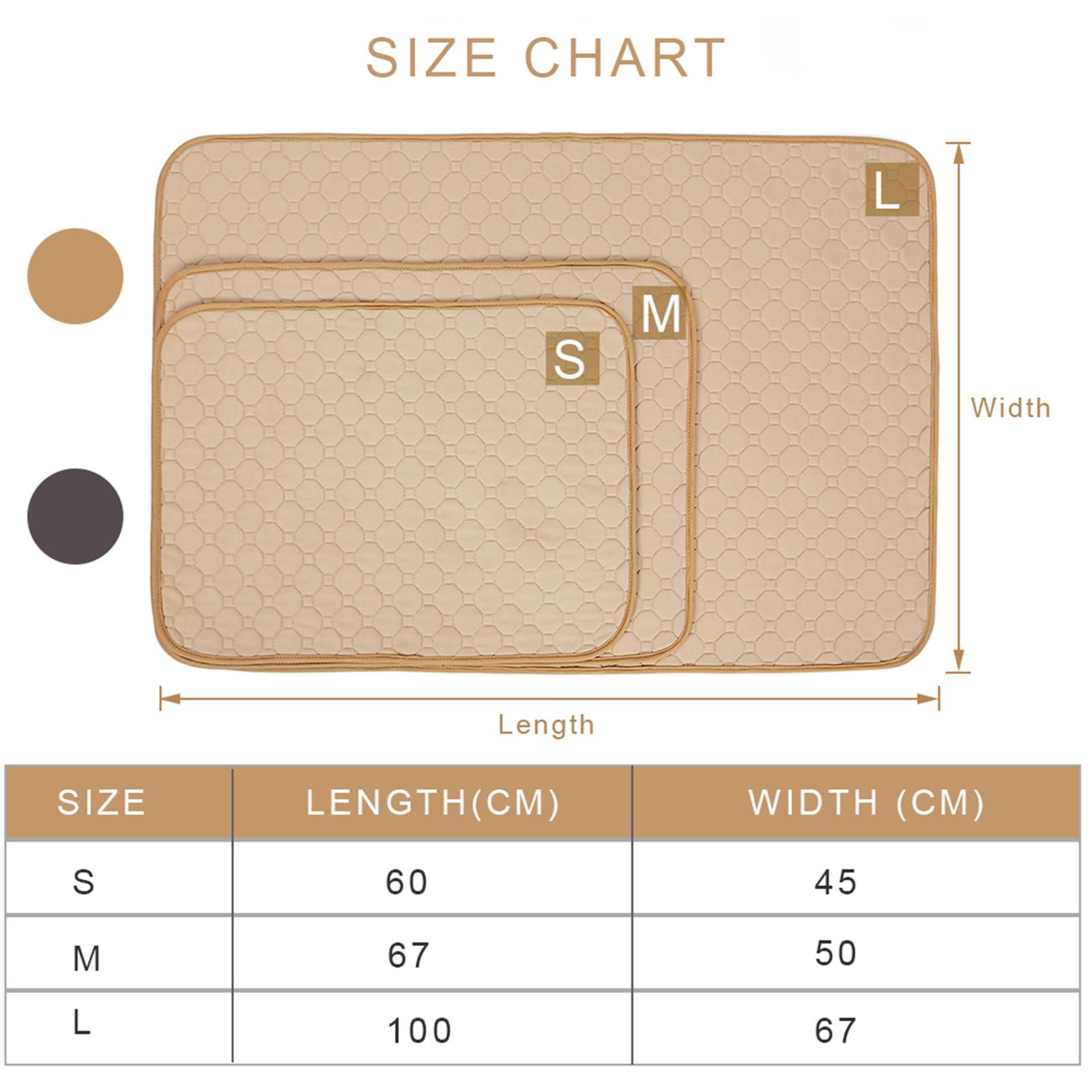 Dog Pee Pads Pet Training Mat Dog Diapers Puppy Pads Waterproof Absorbent Washable Reusable Pads for Dogs Cats
