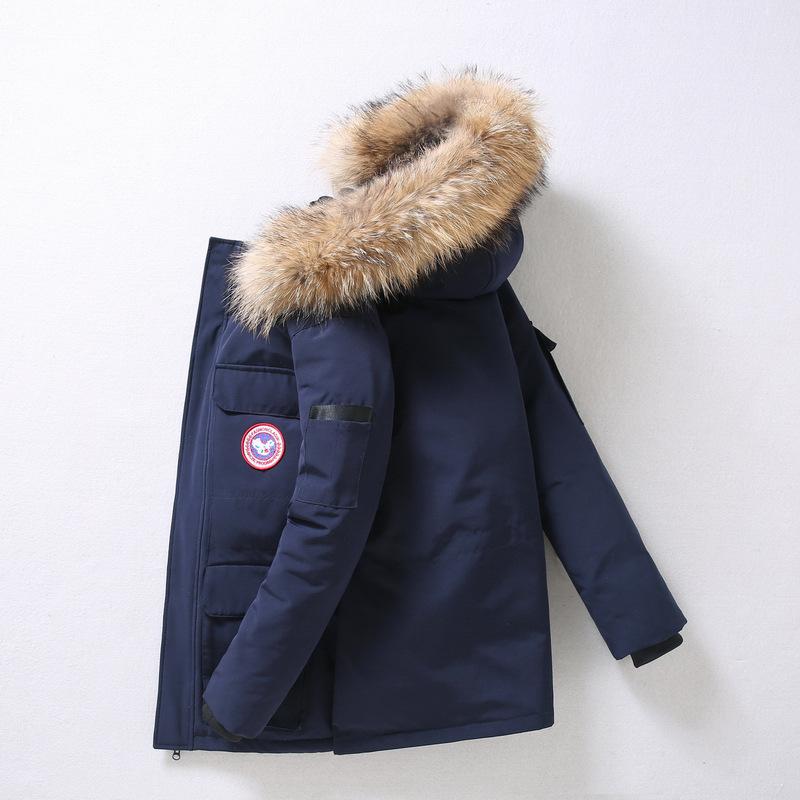 Neue Arbeitskleidung Paar Jacke Daunenjacke Männer und Frauen Kurze Paar Winter Schnee Fluch Verdickte Daunenjacke