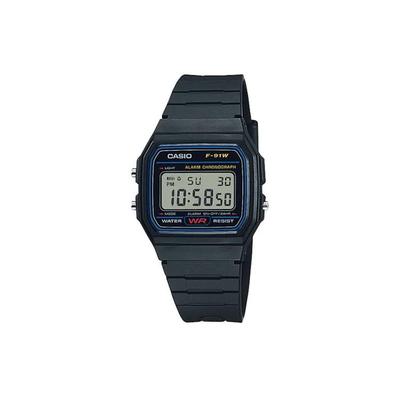 Youth Series Fashion Casual Simple Lightweight Luminous Classic Square Waterproof Sports Watch Men Watches Gray F-91W-1JH