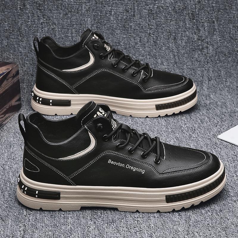 Spring Martin Boots High-top Little White Board Shoes New Summer Leisure Sports High-tide Shoes