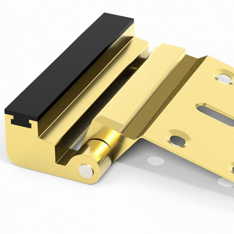 Door Reinforcement Lock Aluminum Alloy Night Lock Home Security Door Lock Security Device for Inward Swinging Door