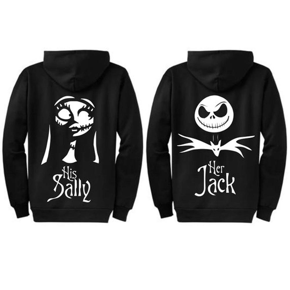 The Nightmare Before Christmas Jack Couple Matching Hoodie Sweatshirt Sweater