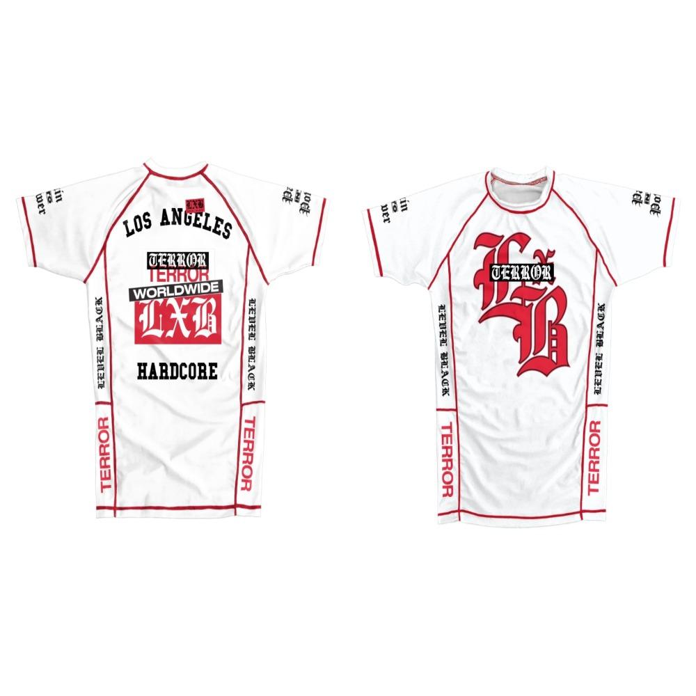 V1 LXB AJJ Černý Rash Guard Rychleschnoucí Tričko do posilovny Levelxblack Dres Vintage Pánské Dámské Tričko Oblečení Unisex Oblečení Y2k Vrchní díly