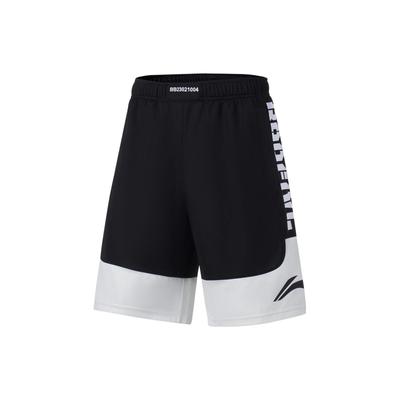 Badfive Series Alphanumeric Print Colorblock Elastic Waist Straight Leg Quick-Dry Sports Shorts Men Bottoms AAPT045-1