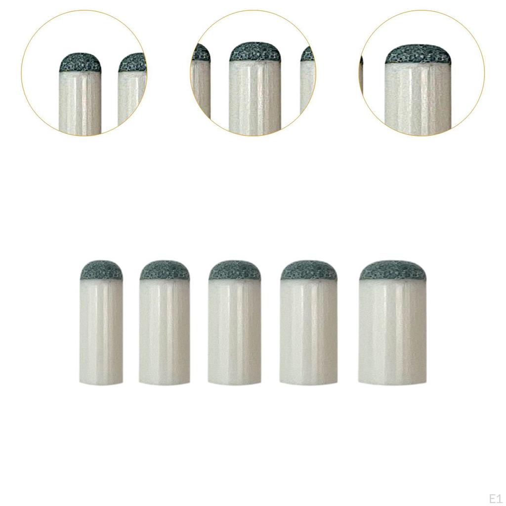 Slip On Pool Cue Tips, Billiard Easy To Install Replacements Snooker Protective