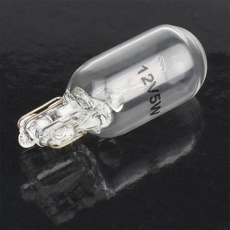T10 501 Halogen Bulb 12V 5W Car License Plate Light 10PCS